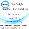 Spedizioni di Shantou porto mare a Port Elizabeth